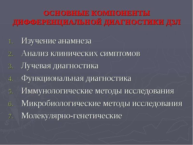 Компоненты исследования. Диссеминированные заболевания легких план обследования. Дифференциальный компонент. Лучевые симптомы в гинекологии. 22. Лучевые симптомы основных заболеваний сердца.