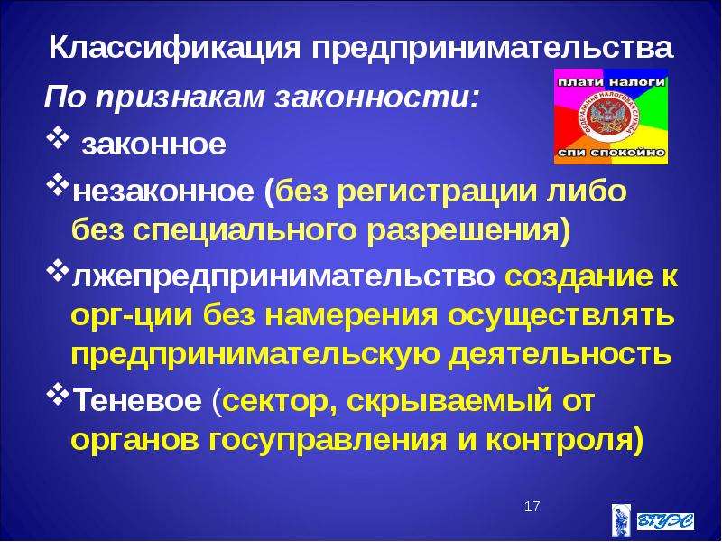 Специальная теория предпринимательства. Классификация предпринимательства. Классификация предпринимательской деятельности. Классификация предпринимательства по признакам. Классификация предпринимательства по признакам законности.