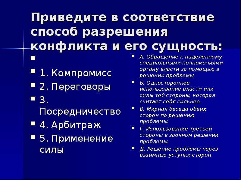 Стили поведения в межличностном конфликте презентация