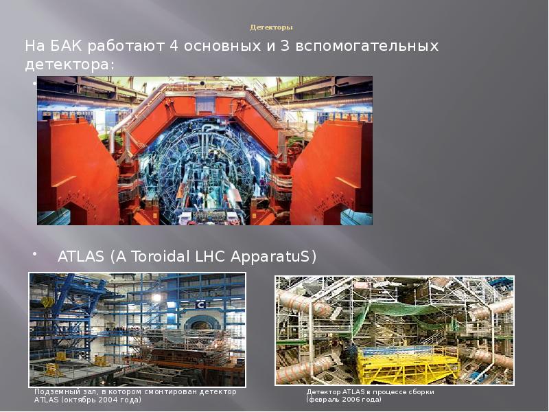 Большой адронный коллайдер презентация