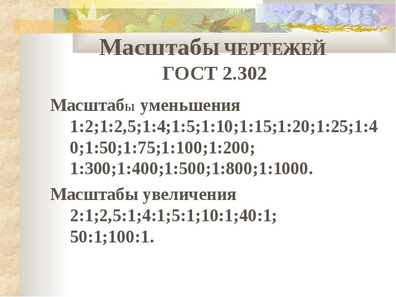 Масштаб уменьшения