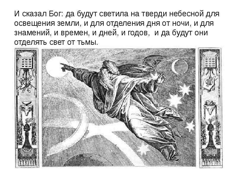 14 говорит. Бог сказал. Светила на тверди небесной. И сказал Бог да будут светила на тверди небесной. Бог твердь Небесная.