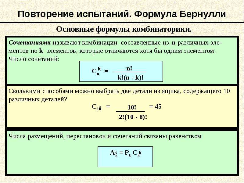 Формула бернулли картинка