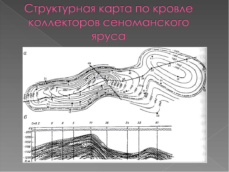 Подробная карта уренгойского месторождения