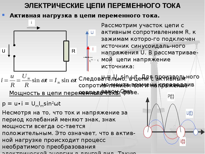 Переменный ток активное. Функция нагрузки в электрической цепи. Типы нагрузки цепи переменного тока. Нагрузка в электрической цепи это. Нагрузки в цепи переменного электрического тока.