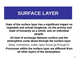 SURFACE LAYER