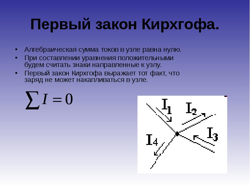 Электрическая схема химия