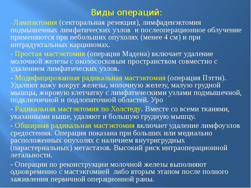 Секторальная резекция молочной железы. Радикальная резекция молочной железы. Радикальная секторальная резекция молочной железы. Виды операций на молочной железе.