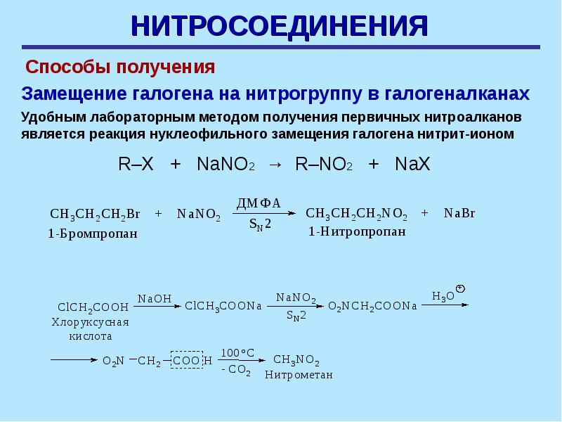 Получение галогеналканов презентация