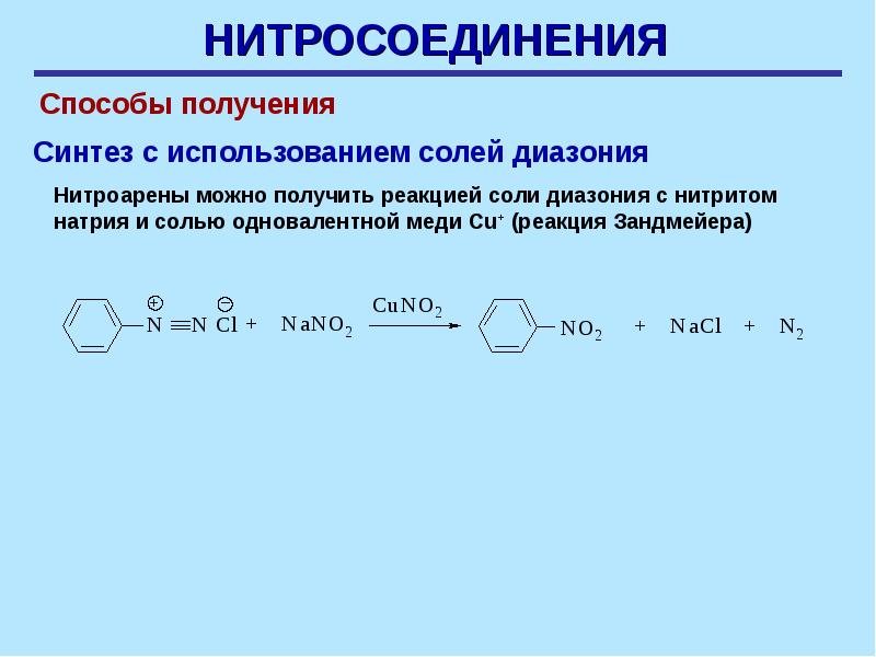 Нитросоединения презентация 10 класс профильный уровень