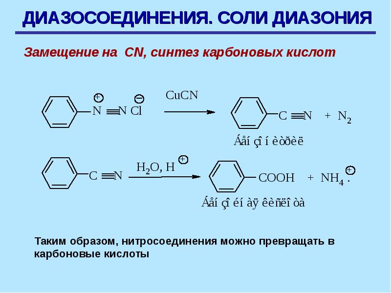 Ароматические амины диазосоединения 10 класс презентация