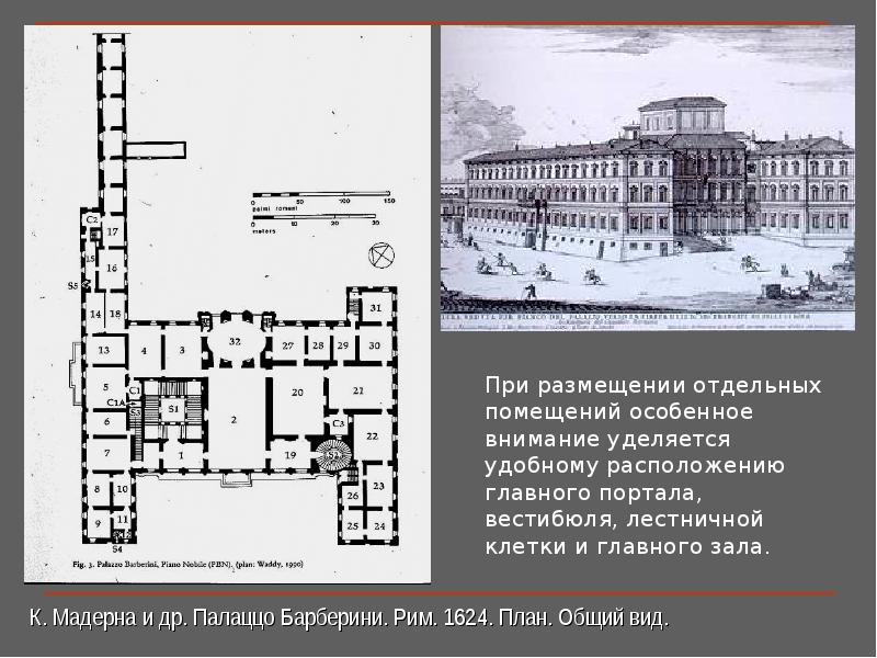 Палаццо барберини план