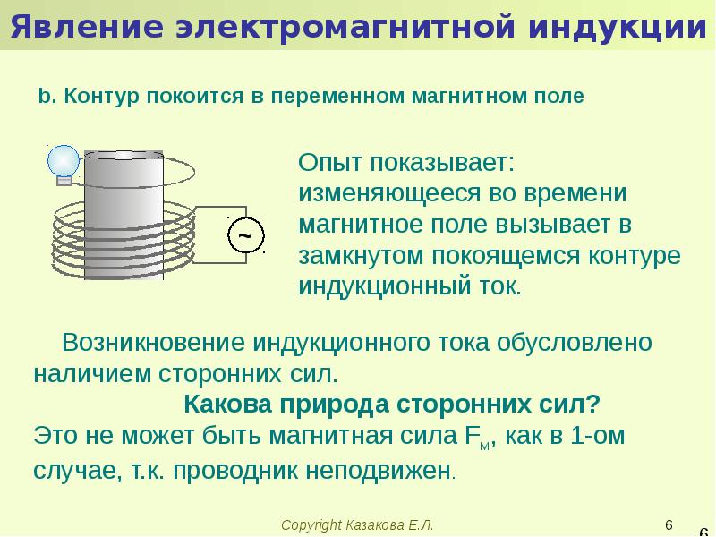 Магнитный поток презентация