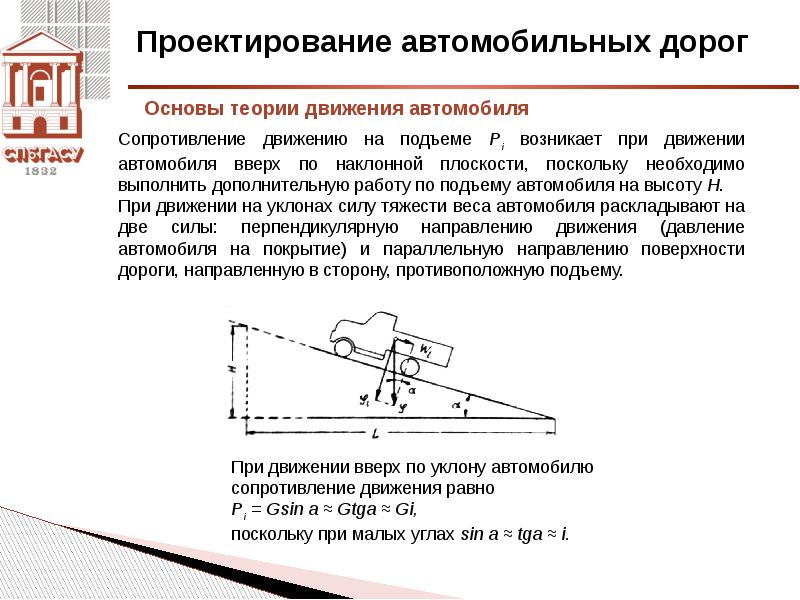 Сила уклона