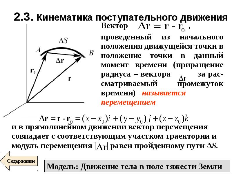 Кинематика проект по физике 9 класс