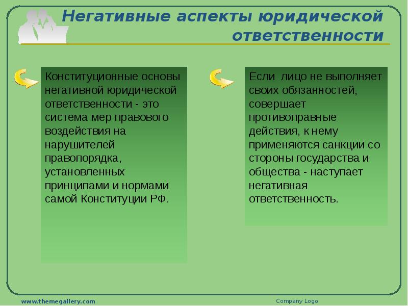 Характеристика юридической ответственности план