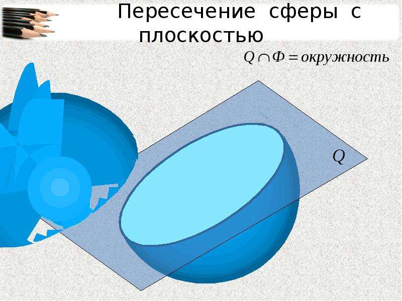 Пересечение сфер