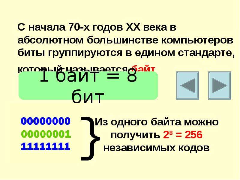 Двоичное кодирование 7