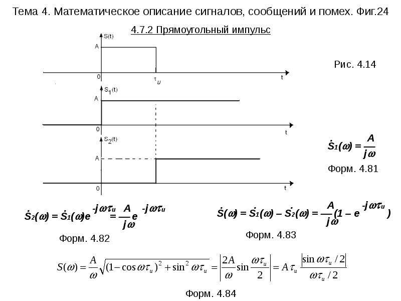 Математическое описание