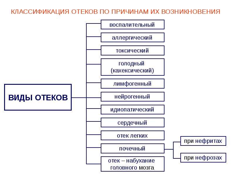 Виды отеков. Классификация отеков по локализации. Классификация отеков по этиологии. Отек, определение, виды, механизм развития. Классификация отеков патофизиология.