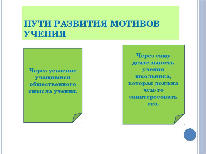 Презентация мотивация учения