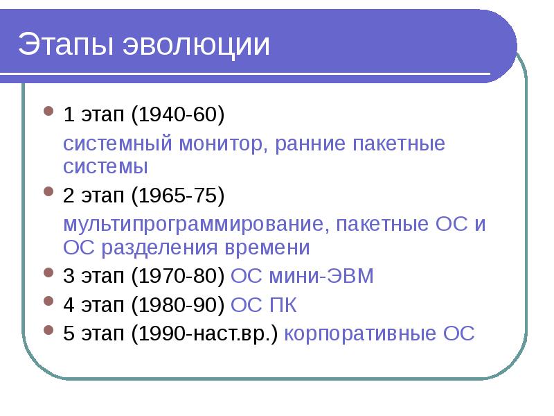 Операционные системы с разделением времени относятся