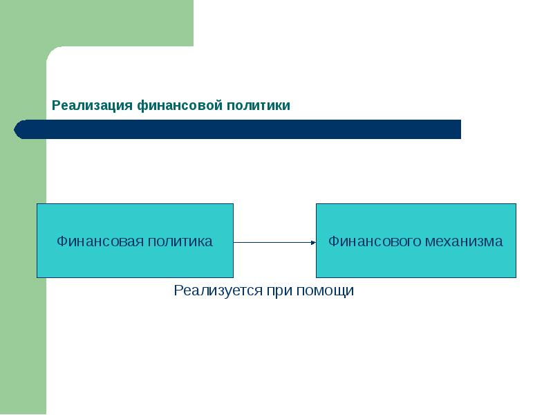 Проведение единой финансовой политики. Роль в реализации финансовой политики. Роль финансового механизма в реализации финансовой политики. Механизм реализации финансовой политики государства. Предметом финансовой политики является.