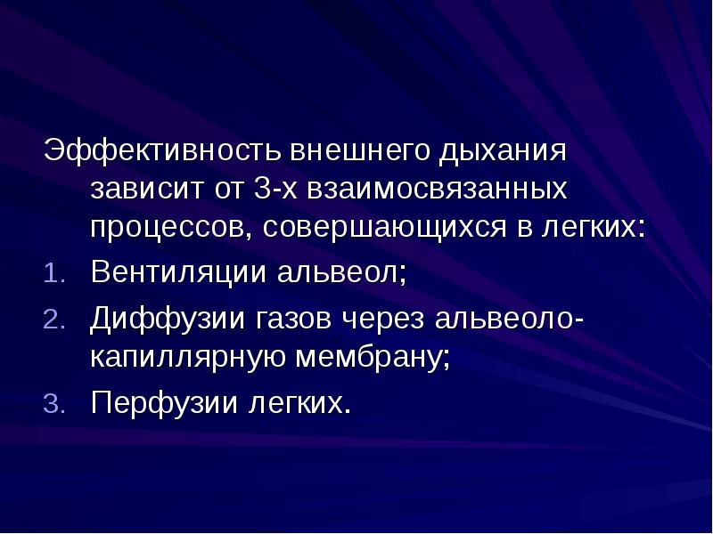 Патофизиология внешнего дыхания презентация