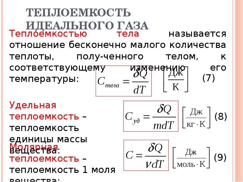 Первое начало термодинамики презентация