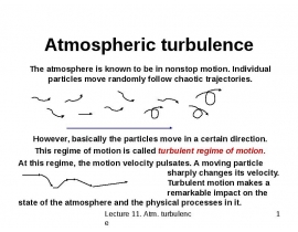 Atmospheric turbulence