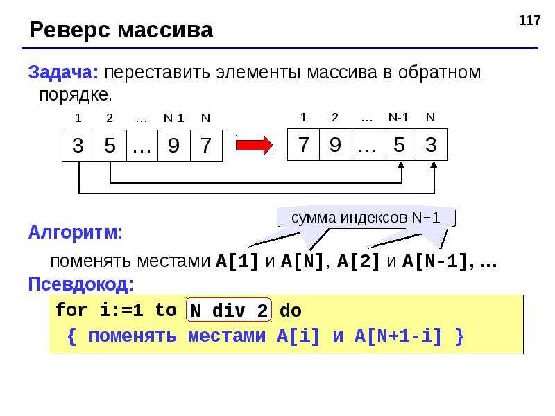 Порядок массива. Элементы массива в обратном порядке. Переставить элементы массива в обратном порядке. Как поменять местами элементы массива. Реверс массива c++.