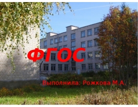 ФГОС (федеральный государственный образовательный стандарт)