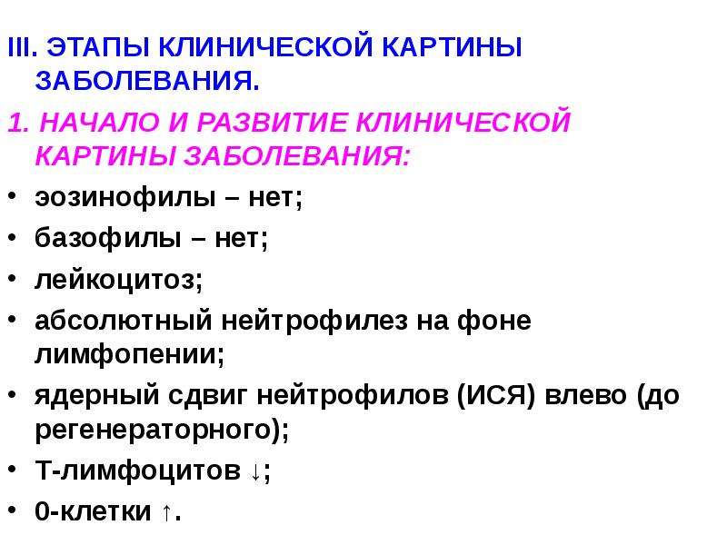 Что собой представляет клиническая картина болезни на языке диалектики