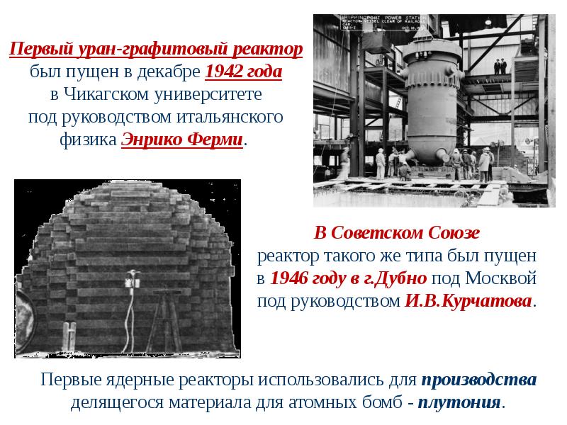 Современные ядерные реакторы презентация