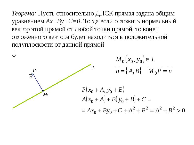 Нормальная прямая. Уравнение прямой AX+by+c 0 по двум точкам. Нормальный вектор прямой заданный уравнением. Уравнение прямой с нормальным вектором. Вектор нормали к прямой.