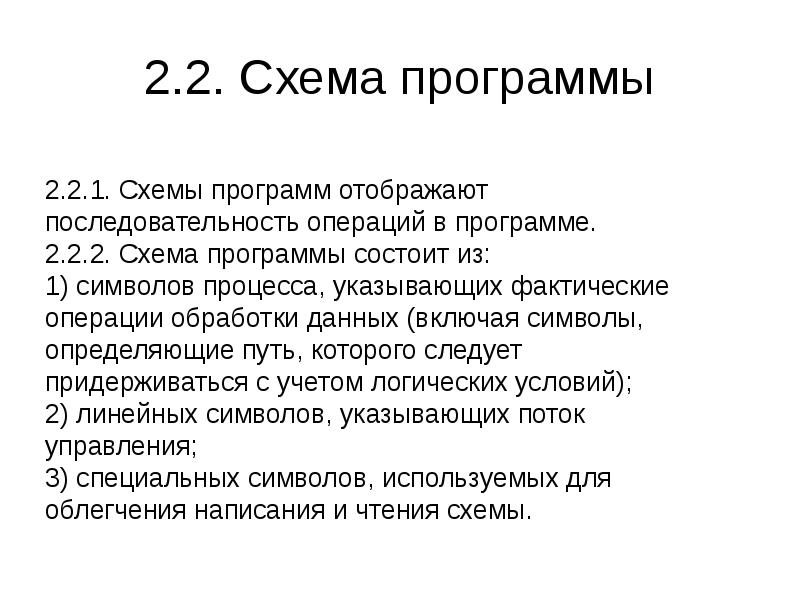 Схемы алгоритмов программ данных и систем