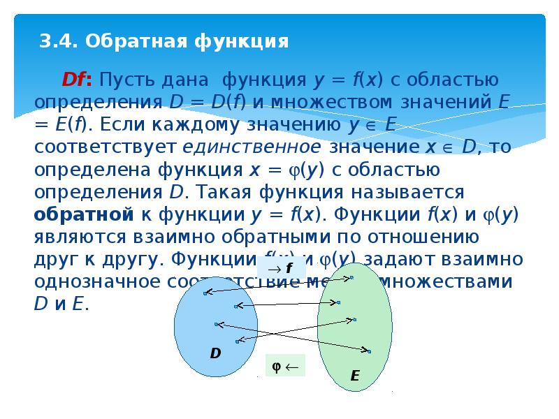 Множество функций