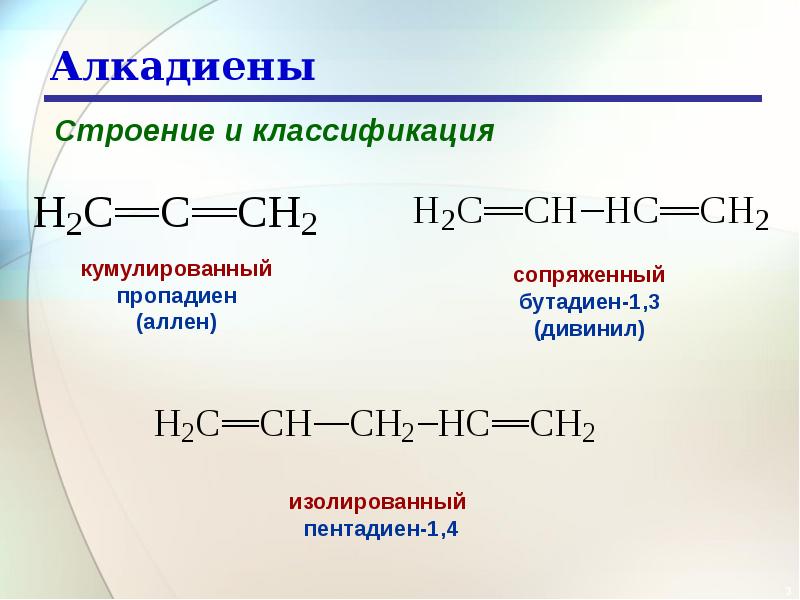 Сопряженные алкадиены