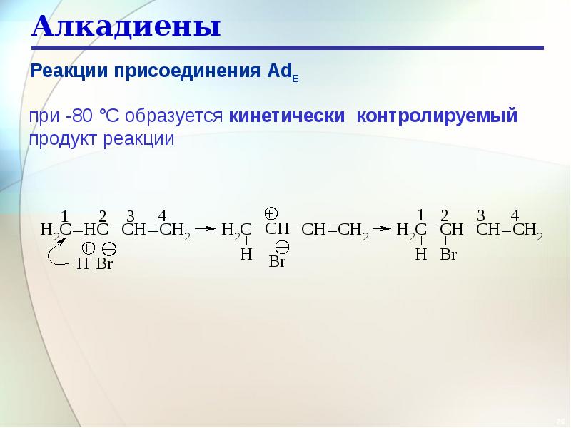 Реакции алкадиенов. Бромирование диена. Диены механизм реакции. Галогенирование алкадиенов механизм. Алкадиены реакция присоединения.