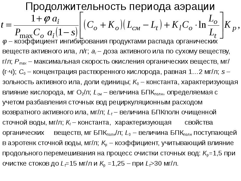 Коэффициент аэрации в комнате