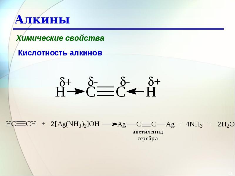 Алкины формула