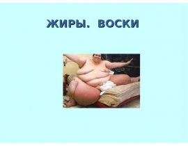 ЖИРЫ МАСЛА