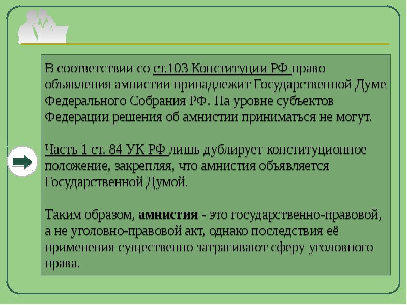 Презентация на тему амнистия и помилование