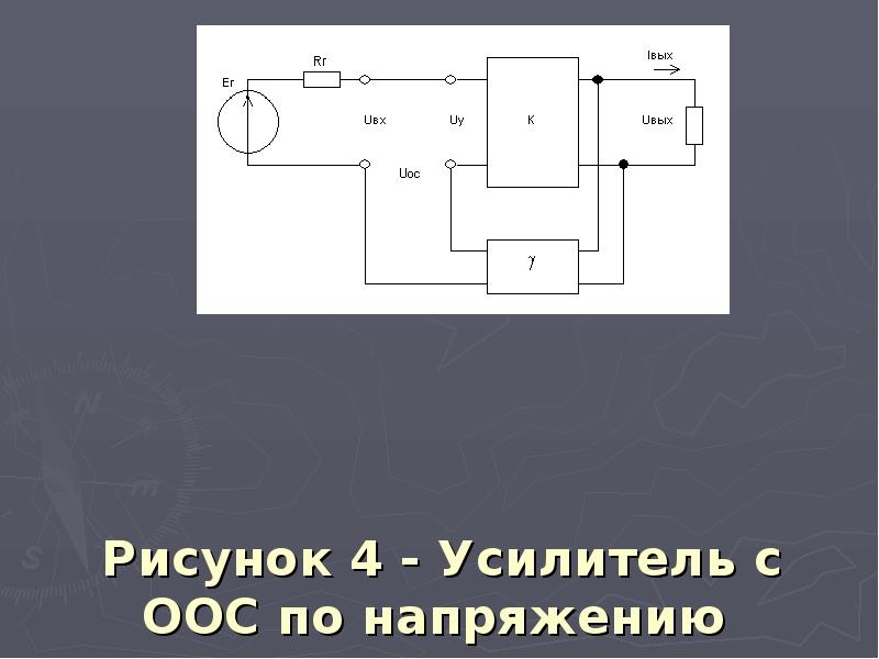 Схема с оос по напряжению