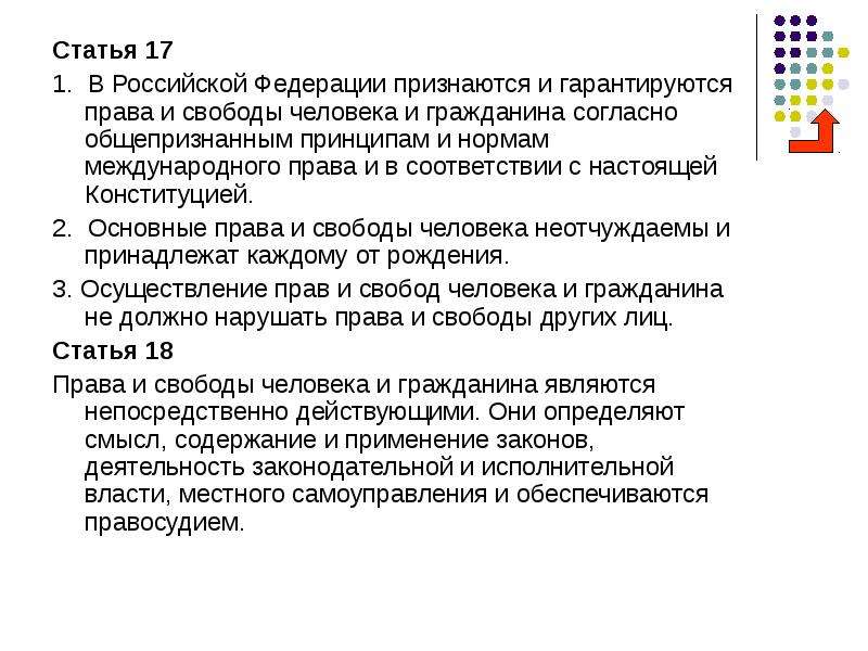 Изменение в статье 51. Статья 17. Конституция ст 17. Статья 17 Конституции РФ.