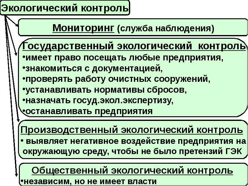 Экологический мониторинг и контроль. Презентация на тему гос служба наблюдения за состоянием окр среды.