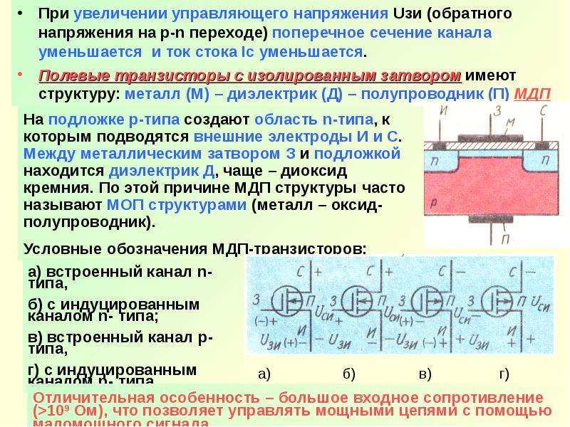 Увеличение обратно. Обратное напряжение транзистора. Поперечное сечение полевого транзистора. Поперечное сечение p-n-p транзистора. При увеличении напряжения.