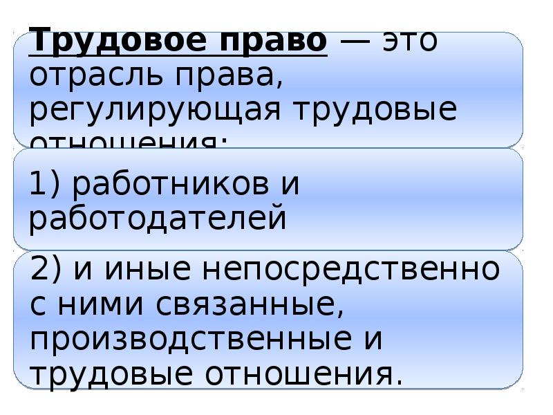 Презентация основные положения трудового права