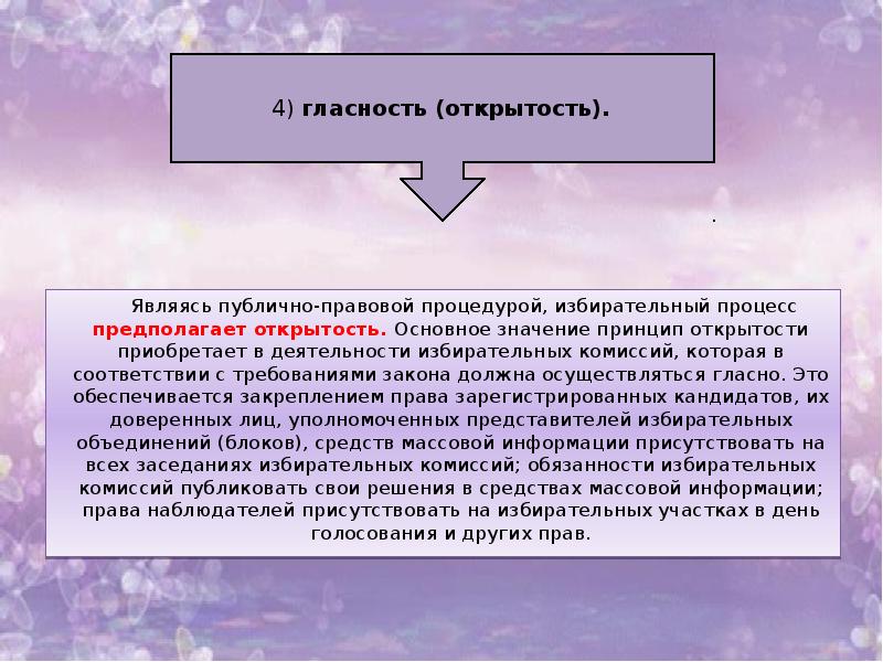 Принцип гласности закреплен. Муниципальные выборы понятие. Процедуры избирательного процесса. Принцип гласности в выборах. Принцип открытости.