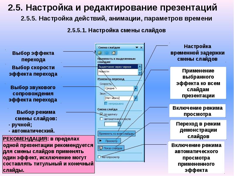 Средства для создания презентаций